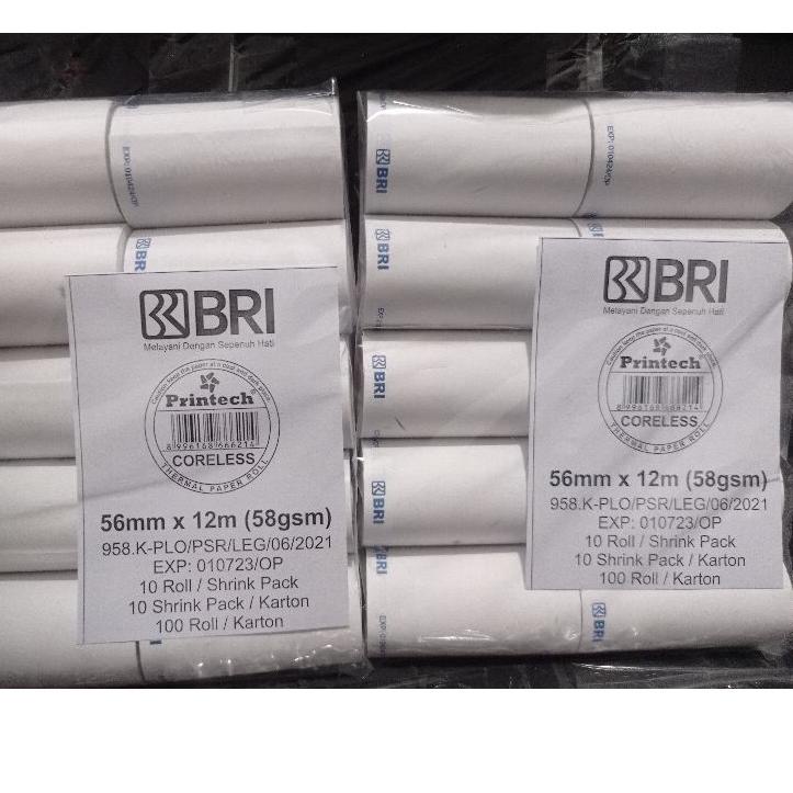 

<FeY✪> free bonus thermal logo BRI merk pura/printech harga untuk 1 pack isi 10 pcs //Koleksi saat ini