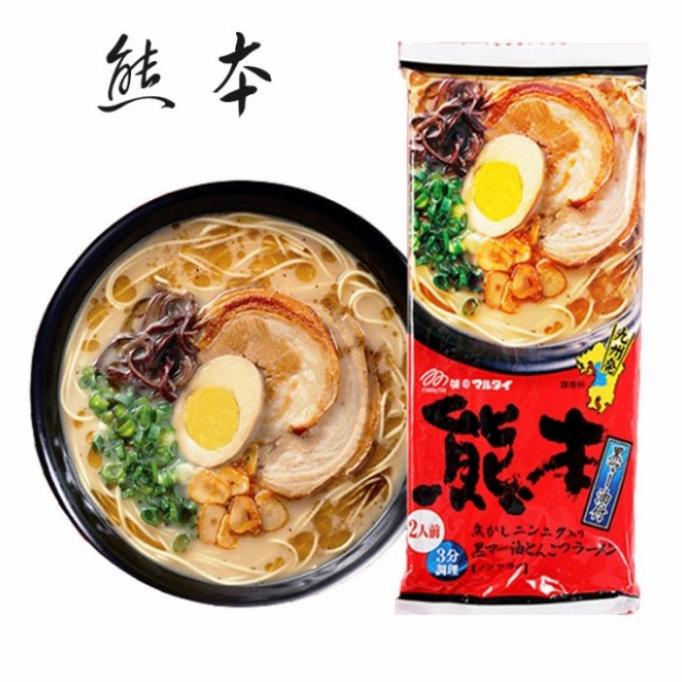 

siap kirim] Marutai Kumomoto kuro mahyu Tonkatsu ramen Original Japan 186 gr 2 pak