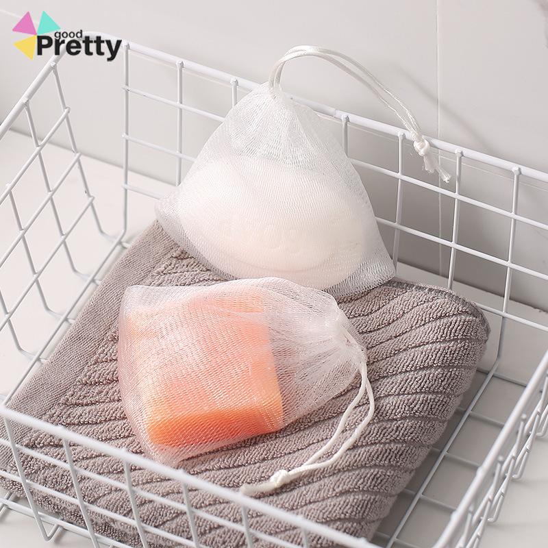 Foaming Mesh Pembersih Wajah Cleansing Mesh Handmade Soap Mesh Bag - PD