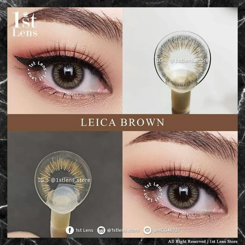 Softlens Leica by dreamcolor soflens wedding gray brown lensa kontak