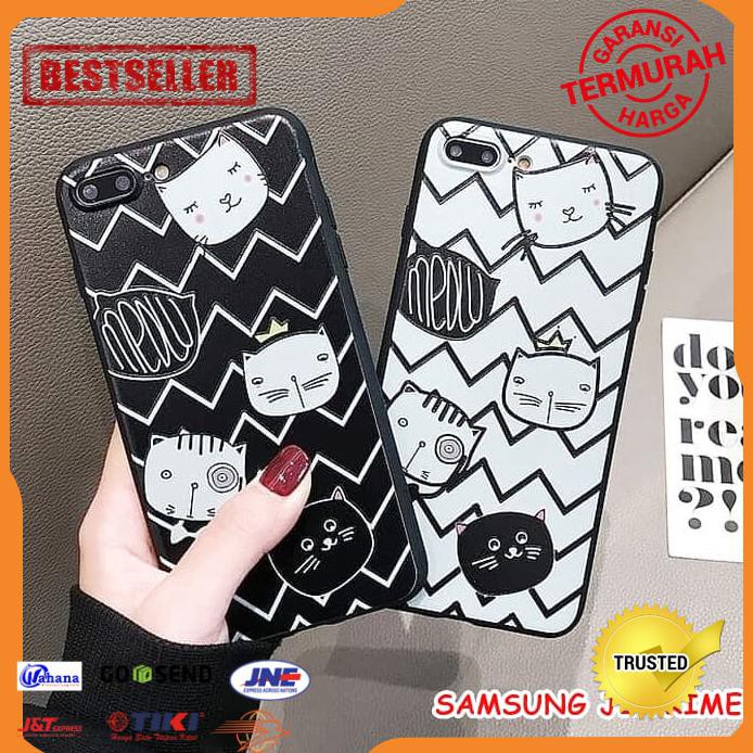 CASE HP SAMSUNG J2 PRIME ZIG ZAG CAT SOFT SILIKON CASE CASING