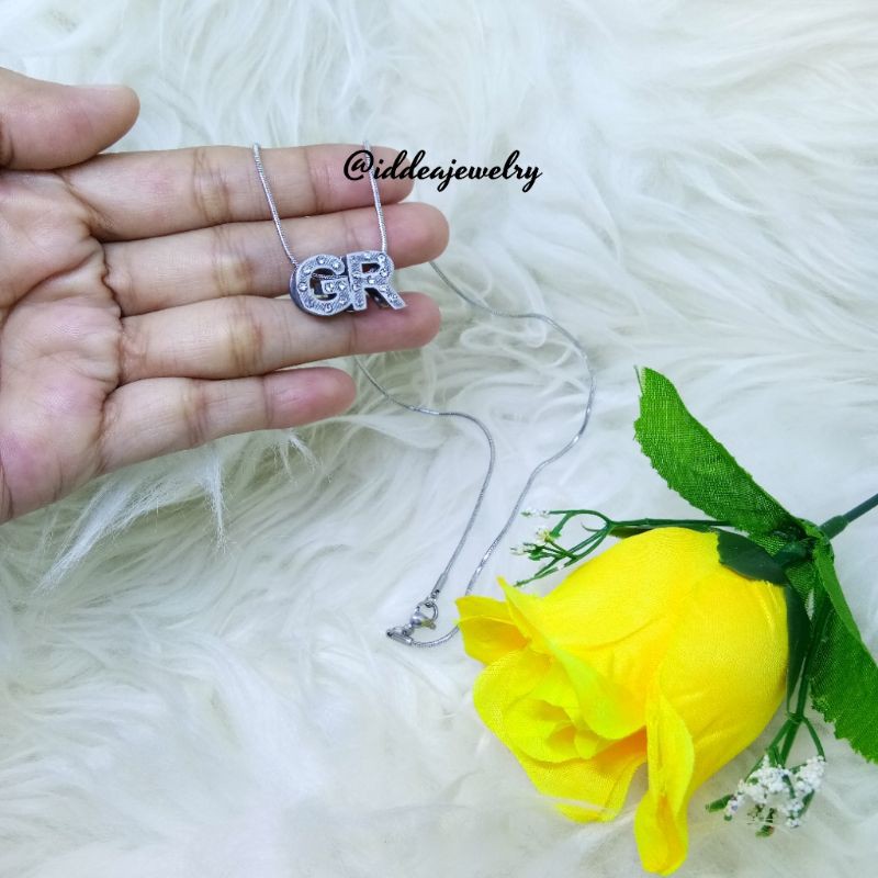 Kalung Nama Nagita - Kalung Nagita 3 Dimensi Silver