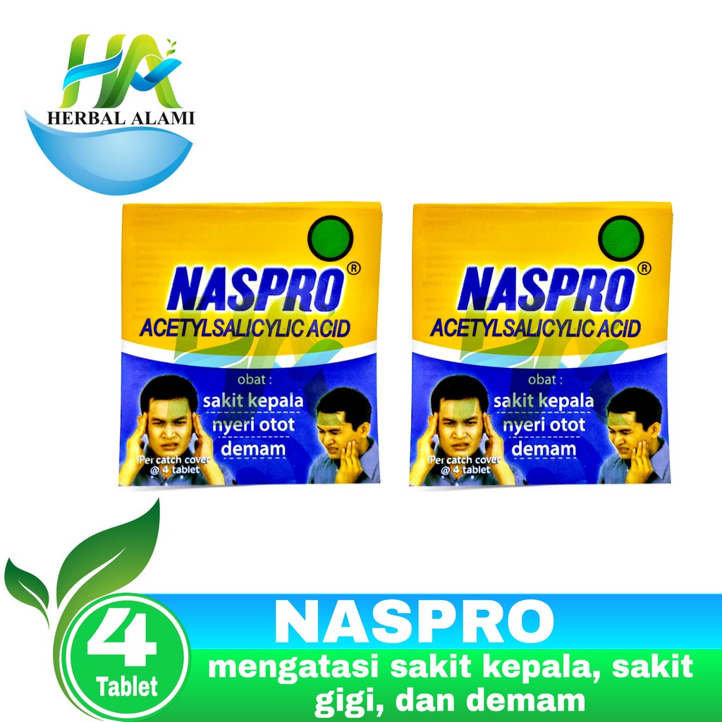 Naspro Obat Sakit Kepala isi 4 tablet