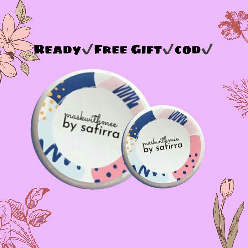 Ready stok siap kirim (RESS RESMI) Maskwithmee by Safirra |Masker Mask with mee By Safirra | Masker