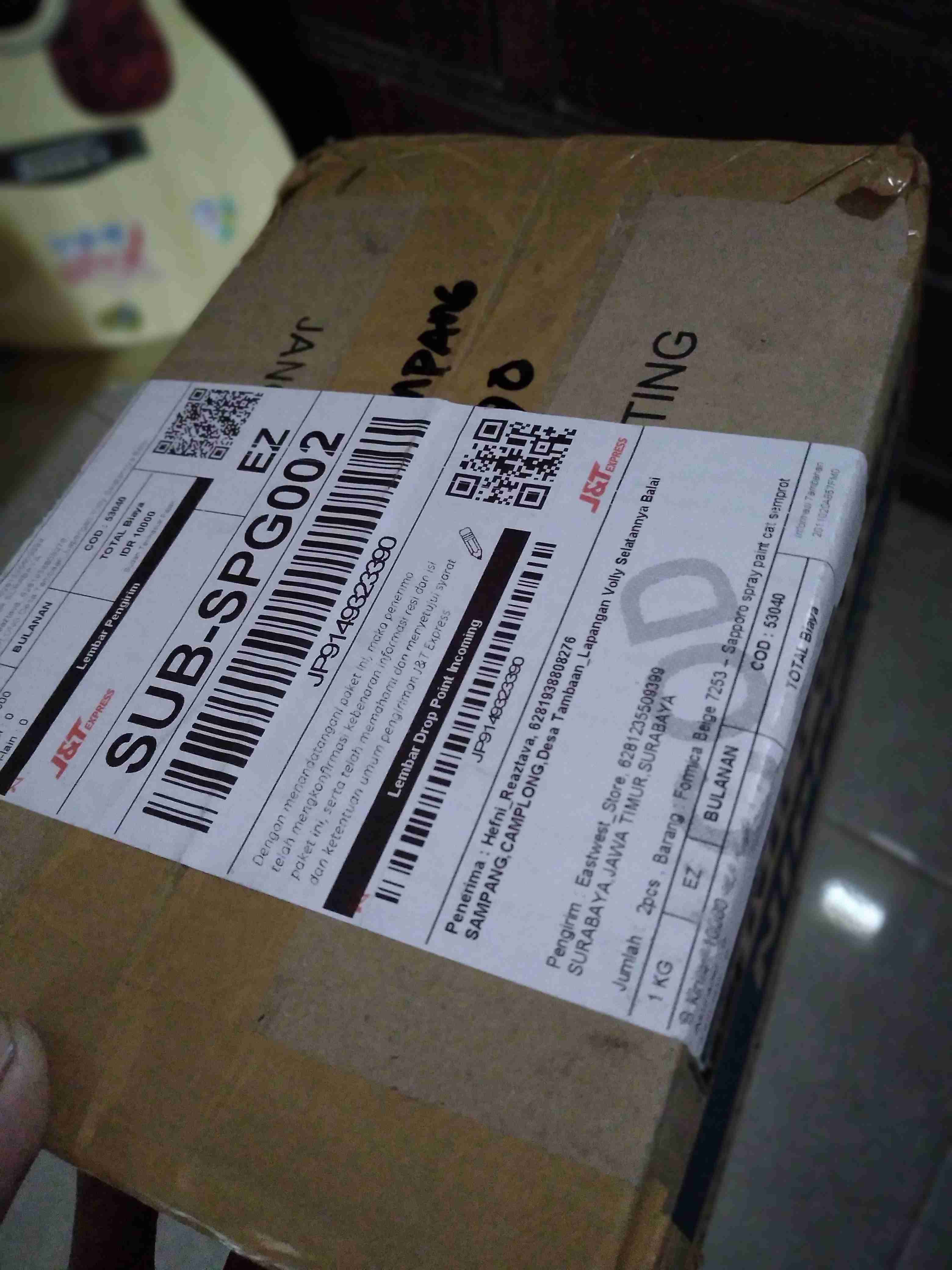 Formica Beige 7253 -- Sapporo Spray Paint Cat Semprot Aerosol