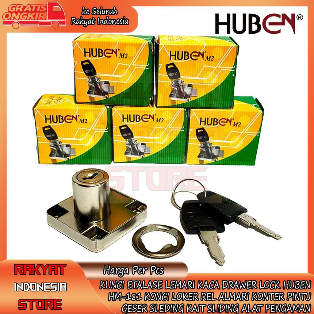 KUNCI ETALASE HUBEN HM-181 LEMARI KACA DRAWER LOCK KONCI REL ALMARI LOKER LOCKER FURNITURE KECIL KONTER PINTU GESER SLEDING KAIT SLIDING ALAT PENGAMAN CABINET KABINET PLASTIK PELASTIK PARTOCEL PARTIKEL BOARD CAM LOCK CAMLOCK MEJA KANTOR BESI STAINLES