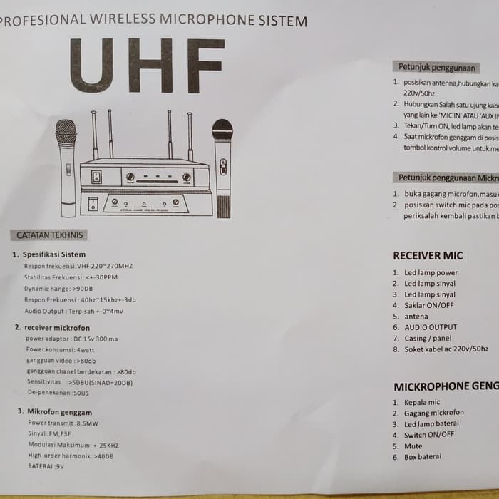 Mic wireless shure ulx700 jepit microphone wireles headset bando ulx 7