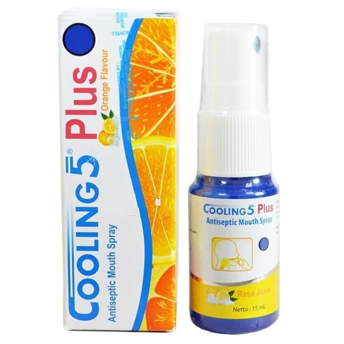Cooling5 plus obat sariawan & sakit gigi semprot