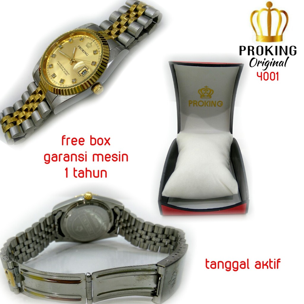 Jual Jam Tangan Proking 4001 Original Brand Uk3 6cm Uk2 5cm Indonesia Shopee Indonesia