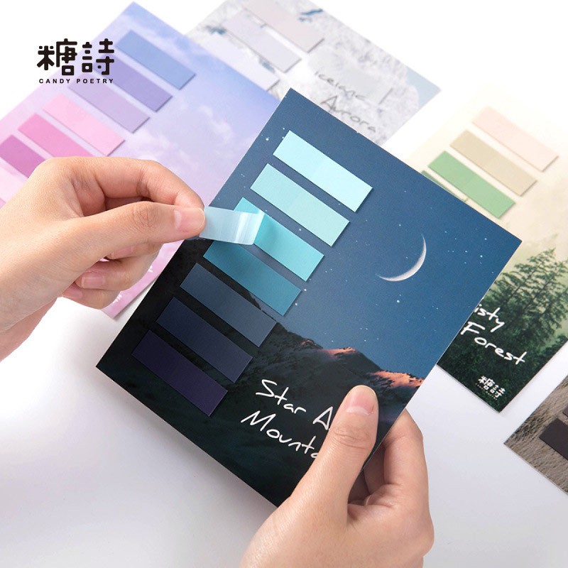 

Sky Poetry Waterproof Label Sticky Notes Eym House