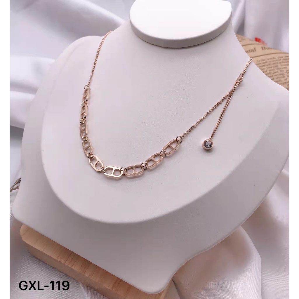 Set Titanium Kalung Dan Gelang Perhiasan Fashion  119.3127