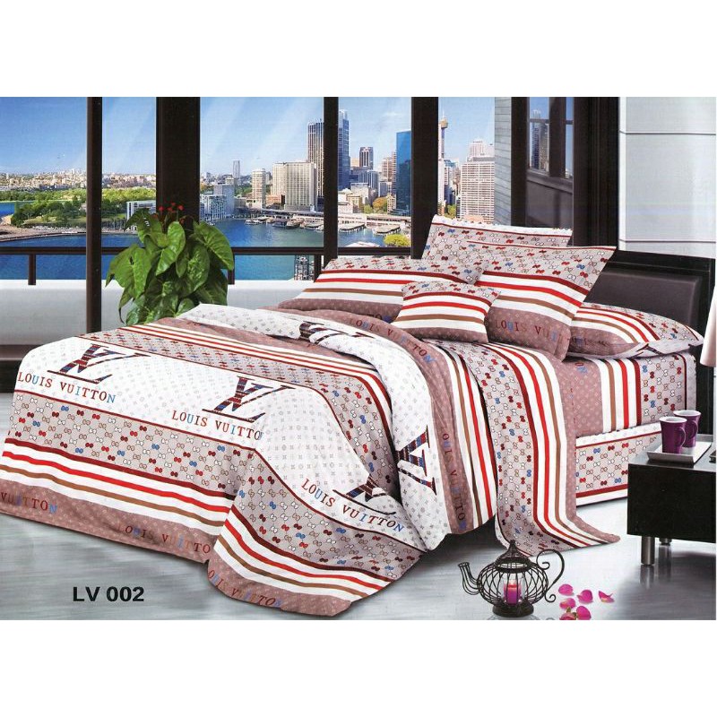 Sprei Disperse LV Coklat