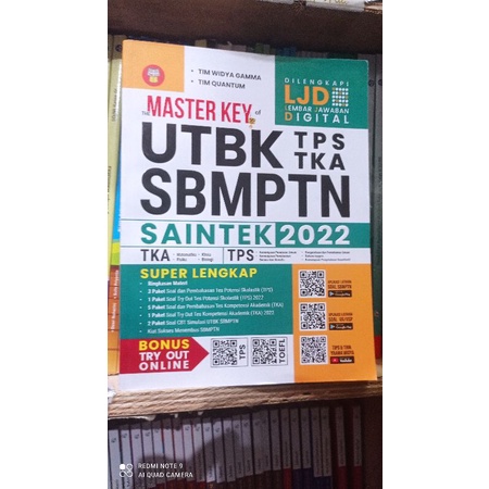 UTBK SBMPTN SAINTEK 2022.