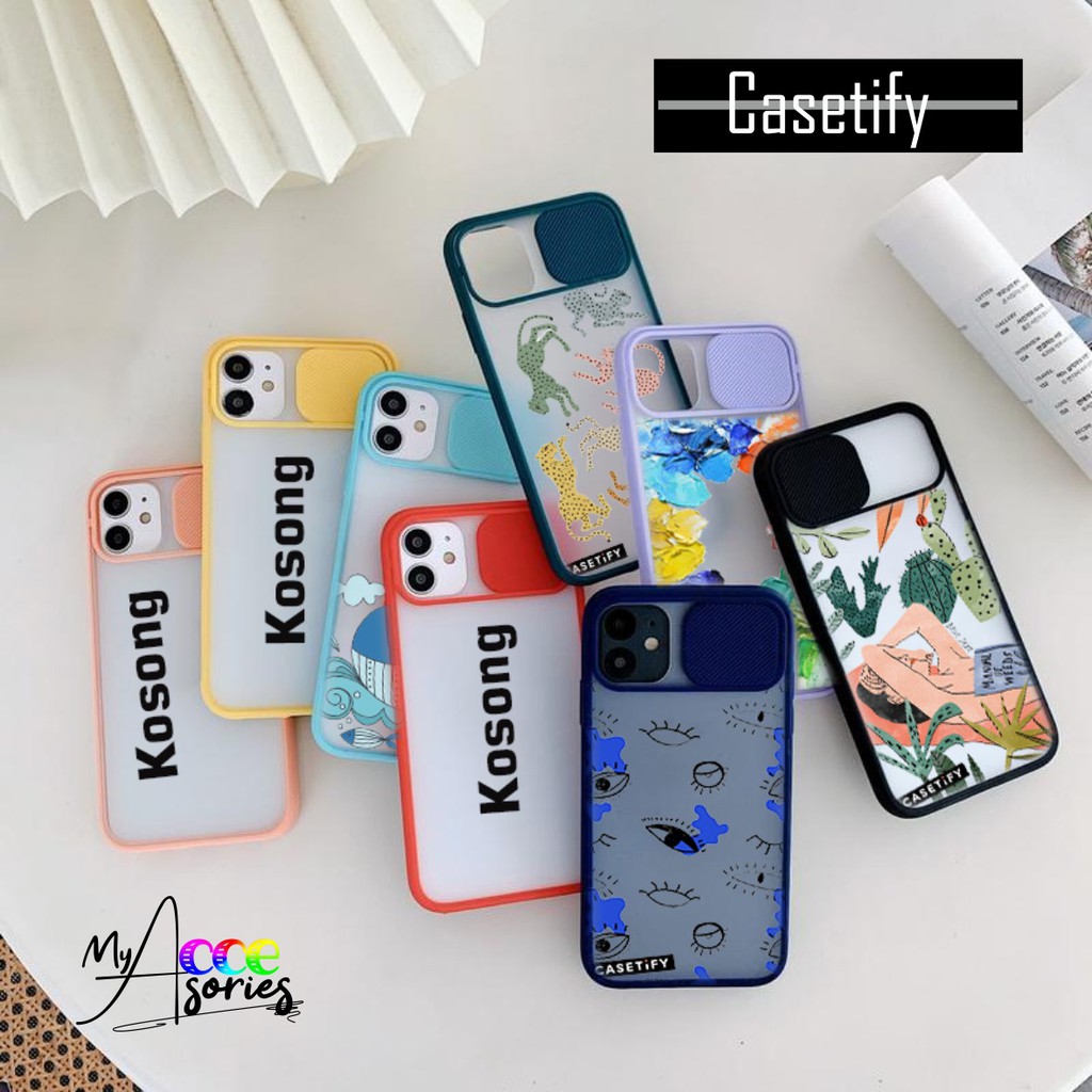 SOFTCASE SLIDE KAMERA CASETIFY OPPO VIVO SAMSUNG XIAOMI REALME IPHONE ALL TYPE MY6308
