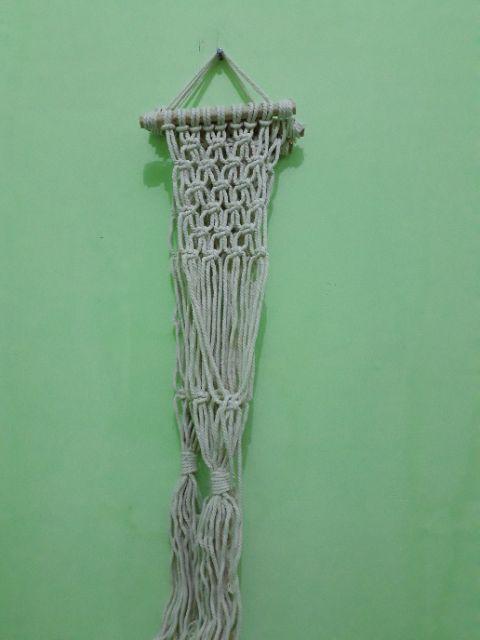 Macrame Gantungan Pot Tali Katun Kode: Ganpot-cr-008