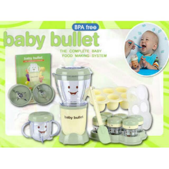 FREE ONGKIR BABY BULLET MAGIC FOOD PROCESSOR BLENDER MPASI BAYI BERAT 3KG