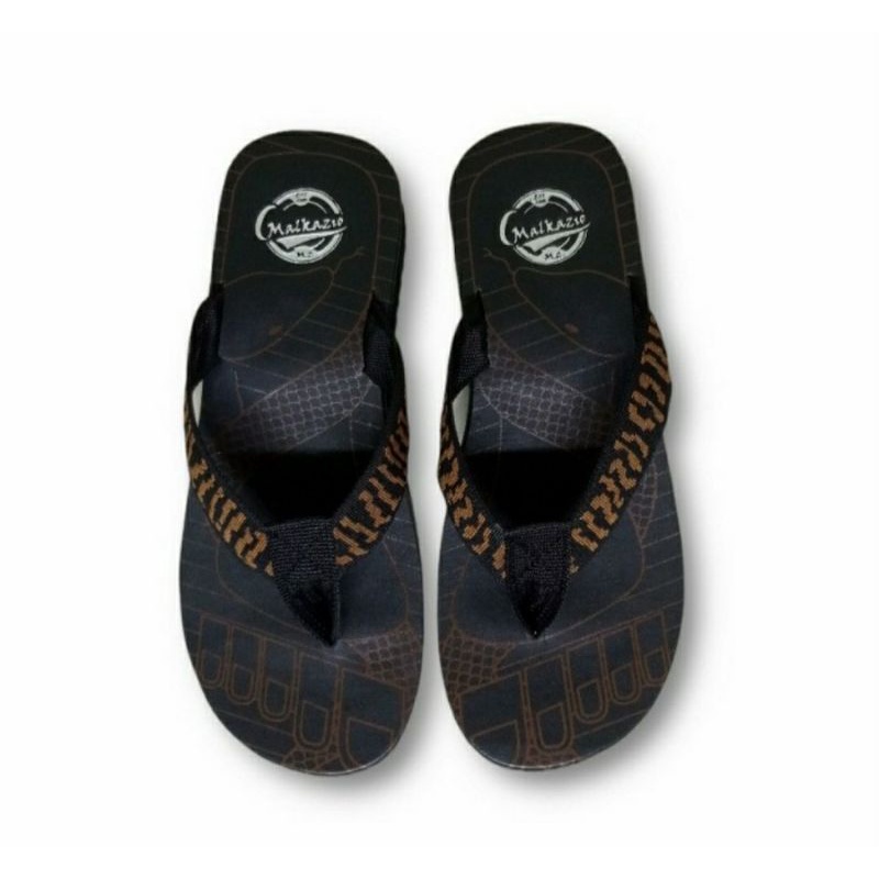 SANDAL GUNUNG SANDAL OUTDOOR SANDAL ADVENTURE COMET JEPIT TALI HITAM KUAT- ORI