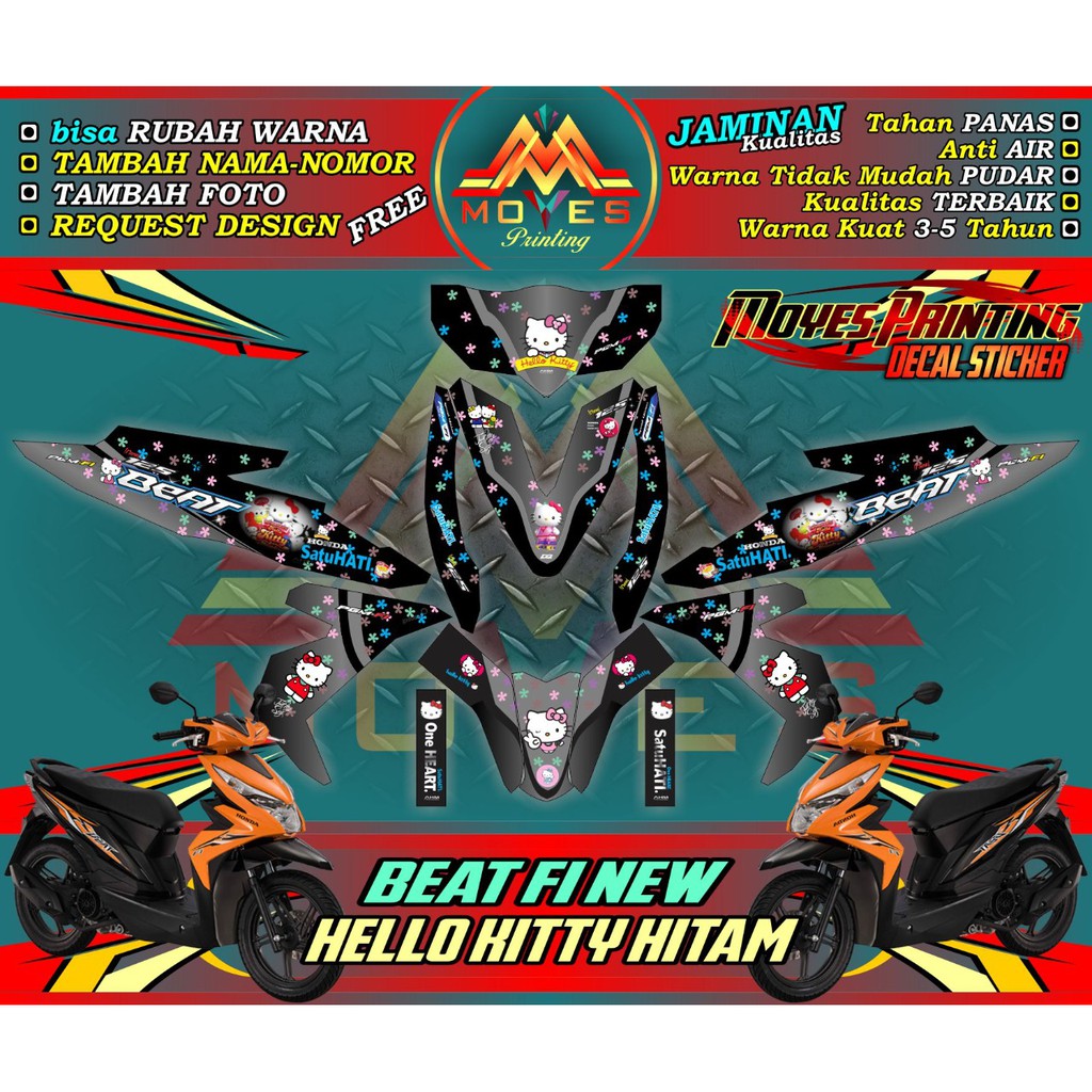stiker motor beat fi new full body decal stiker beat fi new full body stiker beat fi facelift