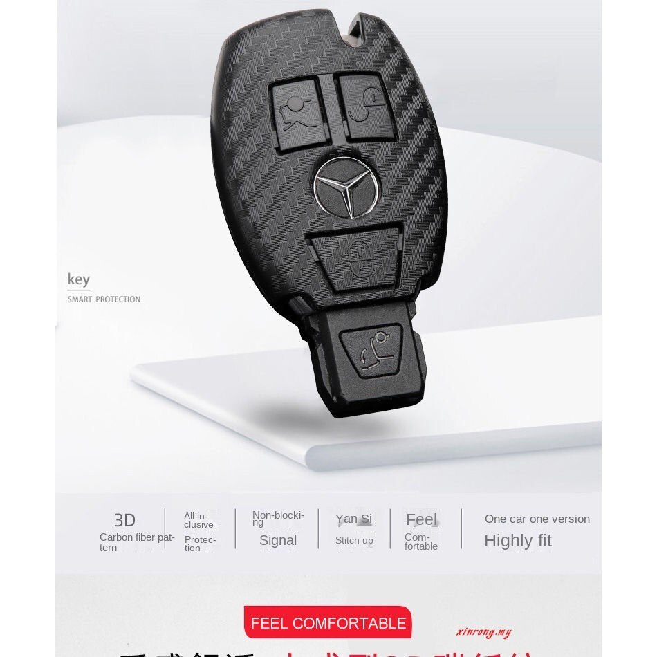 Casing Kunci mercedes Untuk mercedes w211 W202 W203 w204 W205 key cover Untuk mercedes Benz w204 Aksesoris