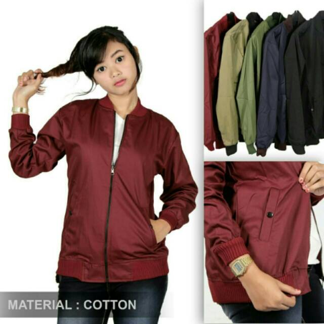 Jaket Bomber Cewek/Bomber Wanita/Bomber Catoon/Bomber Bandit/Bomber gaul/Bomber Murah