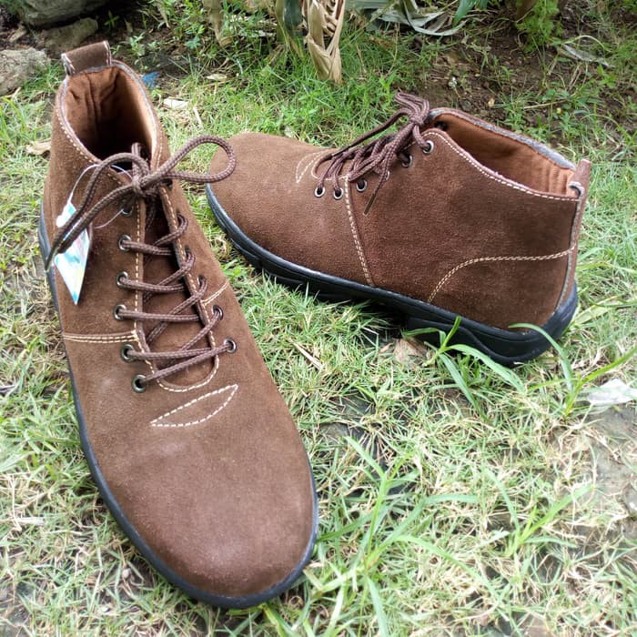 Sepatu Boot Pria Kulit Asli Rasheda Dr 14 Big Size