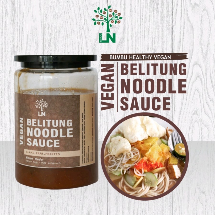 

Premium Vegan Bakmi Belitung Sauce / Bumbu Praktis Sehat 250 Gr