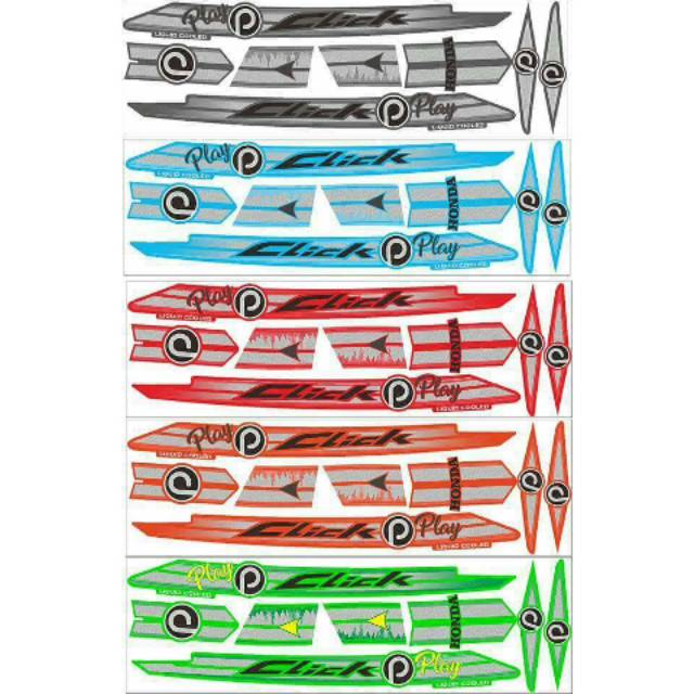 STICKER STRIPING HONDA VARIO 110 KARBU / CLICK PLAY