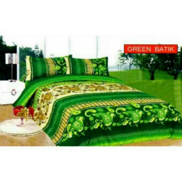 Sprei bonita 180 B2 green batik