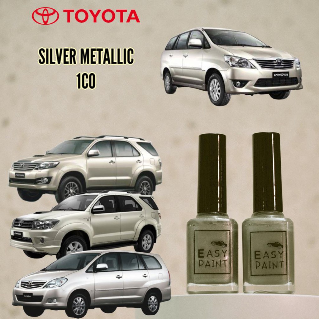 Cat Oles Silver Metalic 1C0 Toyota Innova Fortuner Old Version Silver Metalik