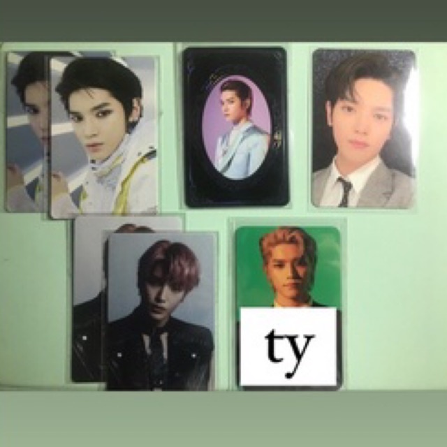 PC Taeyong sticker suhum | sticker punch | loveholic c ver [photocard NCT]