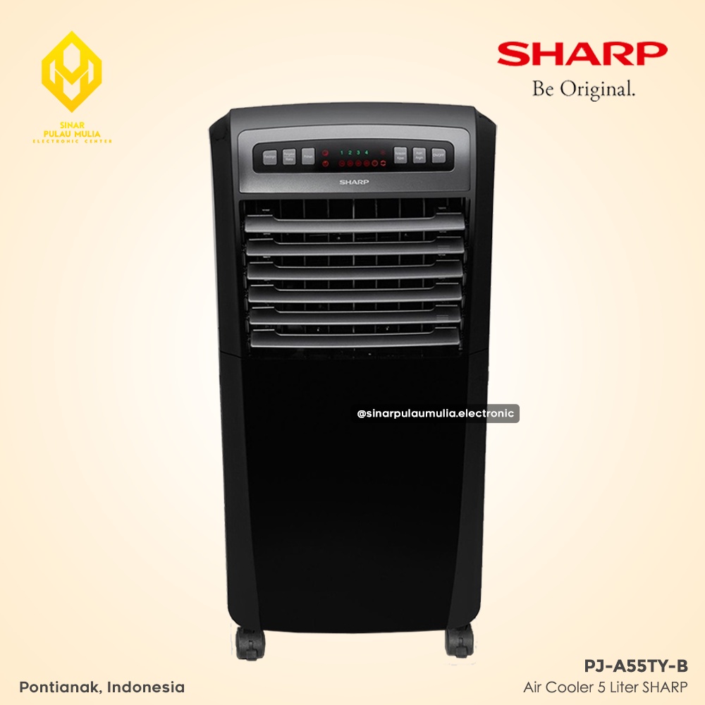 Sharp Air Cooler 5 Liter - PJ-A55TY-B / PJ A55TY B / PJA55TYB / PJ A 55 TY B / 55TY