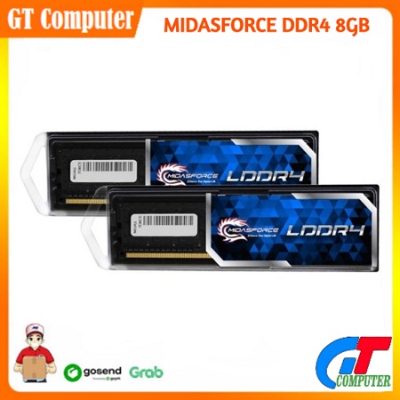 MIDASFORCE MEMORY RAM LONGDIMM DDR4 PC21300 2666 Mhz 8GB