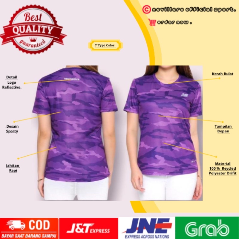 Baju Olahraga Wanita  Motif Army Gym, Running,Zumba,Fitness