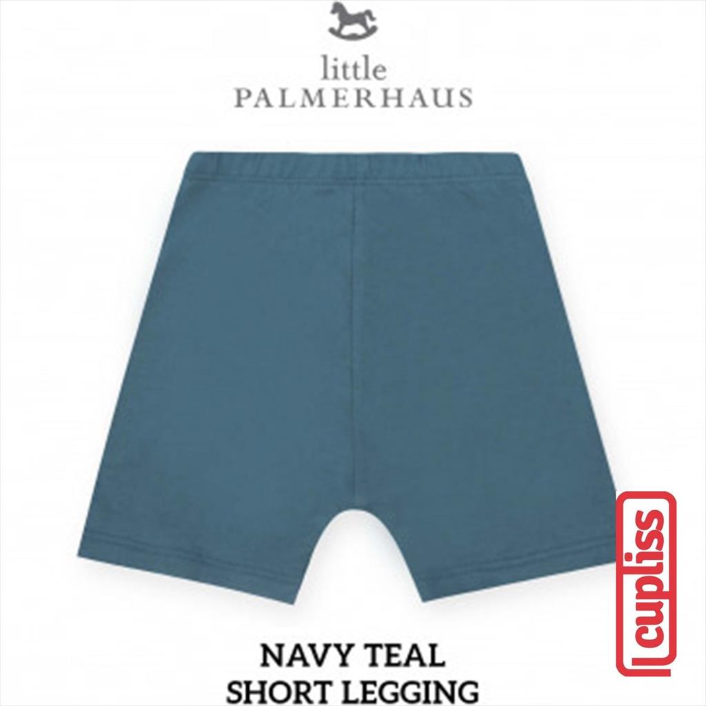 Little Palmerhaus Short Legging Navy Teal Legging Anak