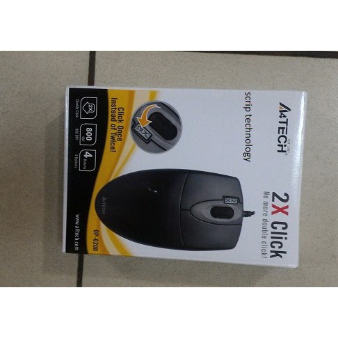 MOUSE A4TECH OP620D MOUSE OFFICE - MOUSE USB A4tech OP-620D 2x Click