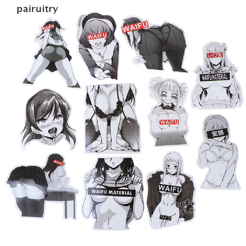 Prt 100Pcs Stiker Motif Anime Wanita Sexy Untuk Dekorasi Scrapbookkoperlaptopgitar DIY PRT