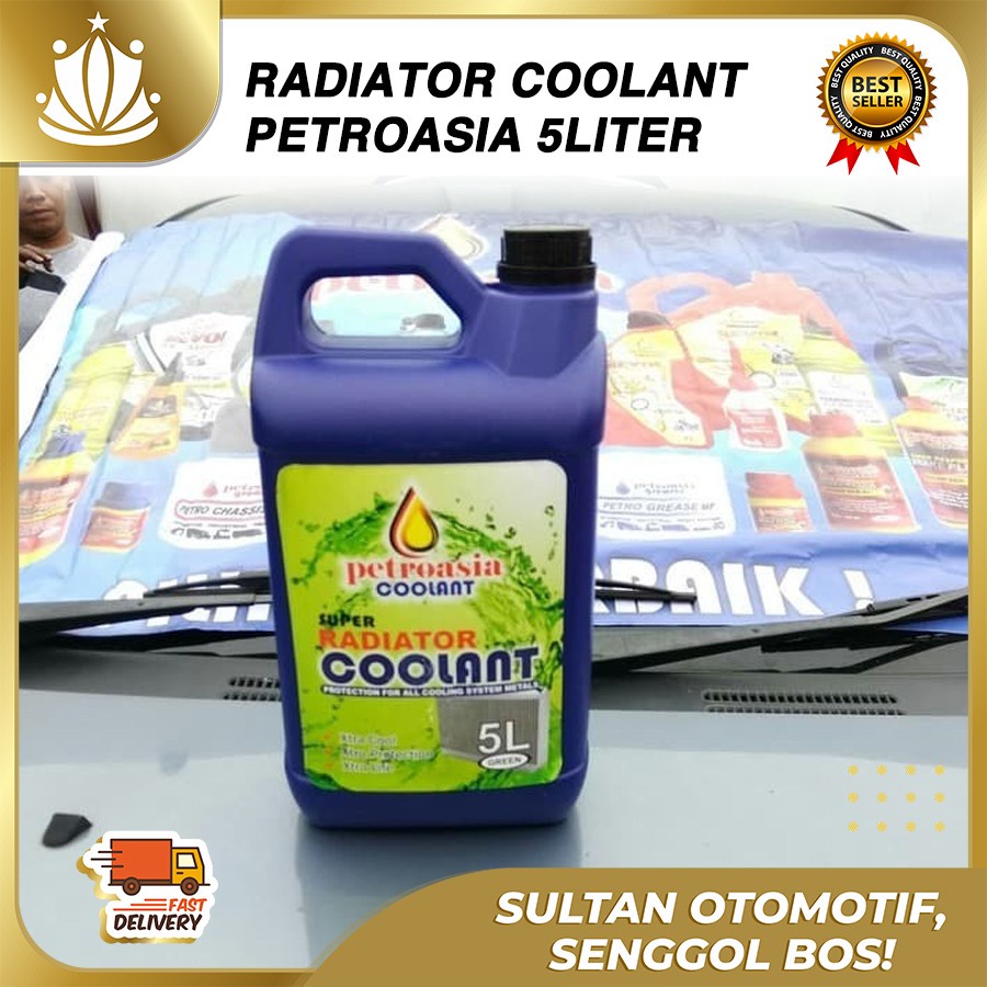 Air Raditor Mobil 5 LITER Anti Karat / Radiator Coolant PETROASIA 5L