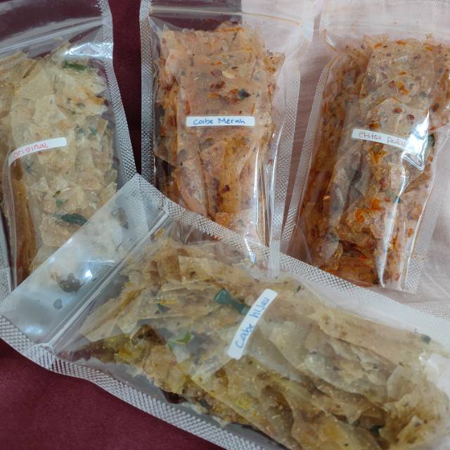 

Kripik Kaca aneka rasa ukuran 50 gr