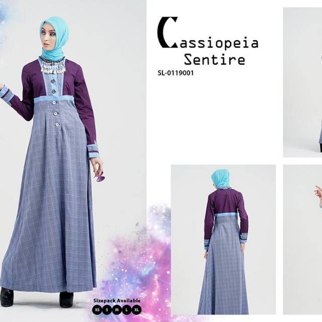 Simply Look Galaxy Lemonade SL-0119001 by Tuneeca -Gamis -Dress