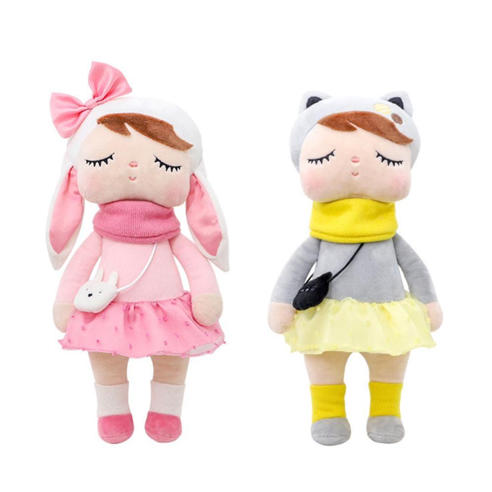 Timekey Metoo Mainan Boneka Angela Rabbit 33cm Untuk Hadiah Natalulang Tahun Anak Perempuan E8F8