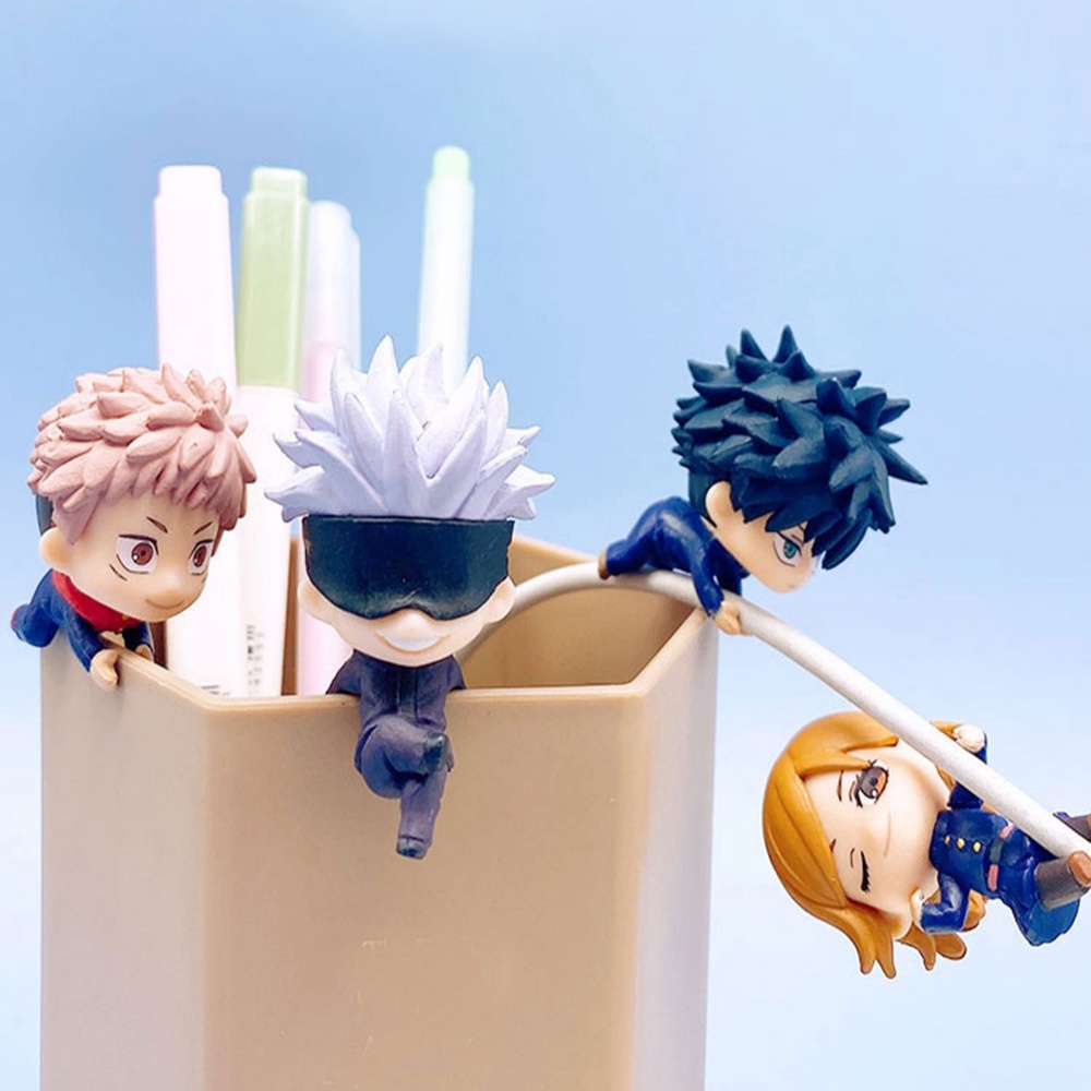 Needway  for Gift Action Figure 6pcs/lot Yuji Itadori Jujutsu Kaisen Fushiguro Megumi Anime Figure Toys Gojo Satoru Kugisaki Nobara Modle Toys