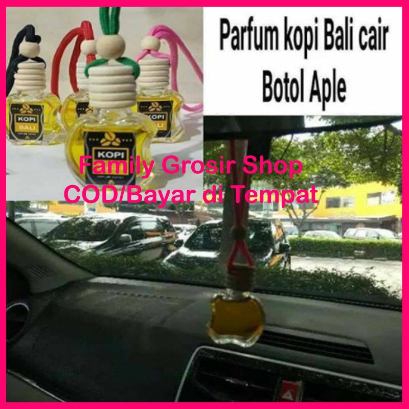 Pewangi Pengharum Gantungan Mobil Biji KOPI BALI Parfum Ruangan Aroma Coffee Lampung Krakatau Gayo