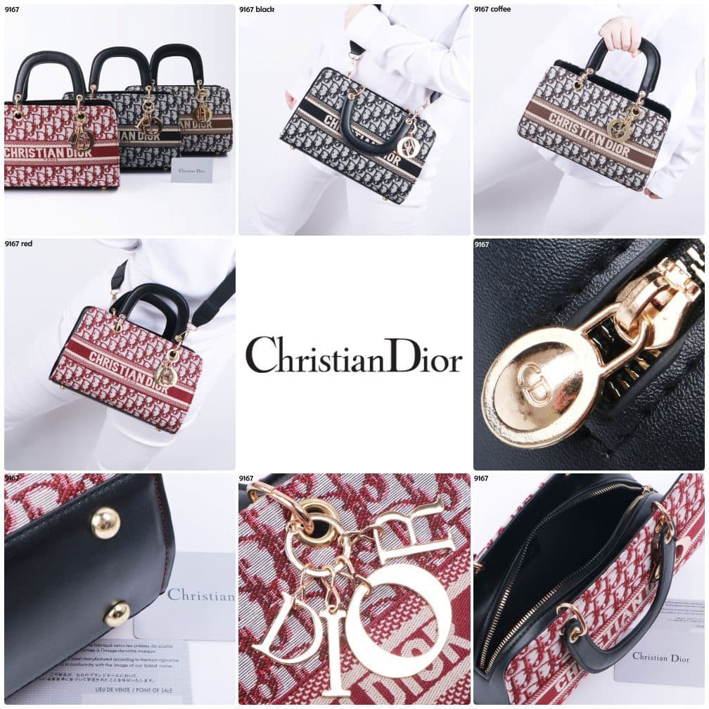 COD ❤️ Tas Wanita Christian Dior Handbag Premium Import Bestseller handbag CD semipremium