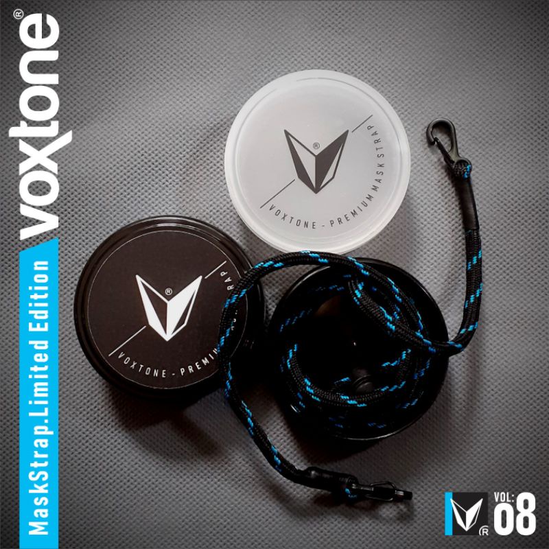 Strap Masker Voxtone Volume 8 (Limited Edition) - Konektor/ Pengait/ Kalung Masker Premium