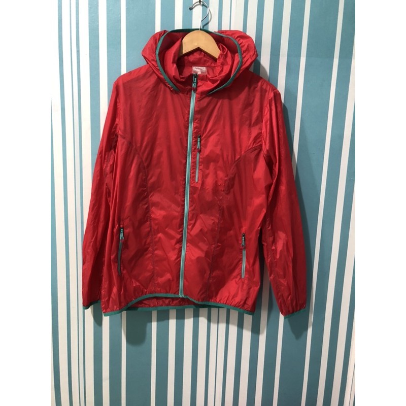 Canyon Echo Merah Jaket Training jaket Sepeda jaket running Second Thrift Preloved Bekas