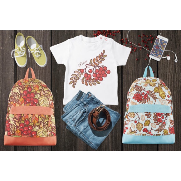 Autumn Leaves Cute Cartoon Elements