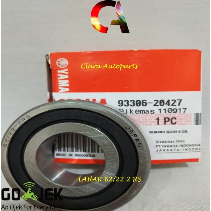 BEARING LAHAR LAHER 62/22 KLAKER 62/22 6222 2RS RODA BELAKANG XEON PCX 160