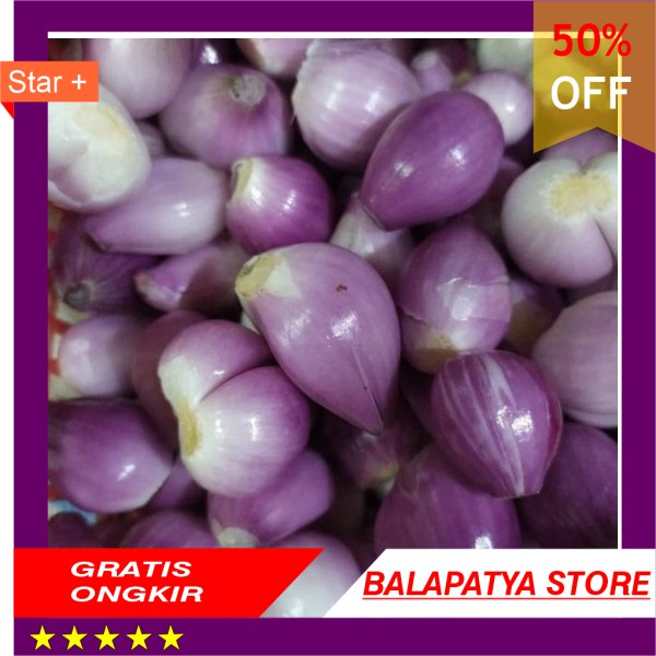 

BEST SELLER !!! Bawang Merah Kupas 500 Gram