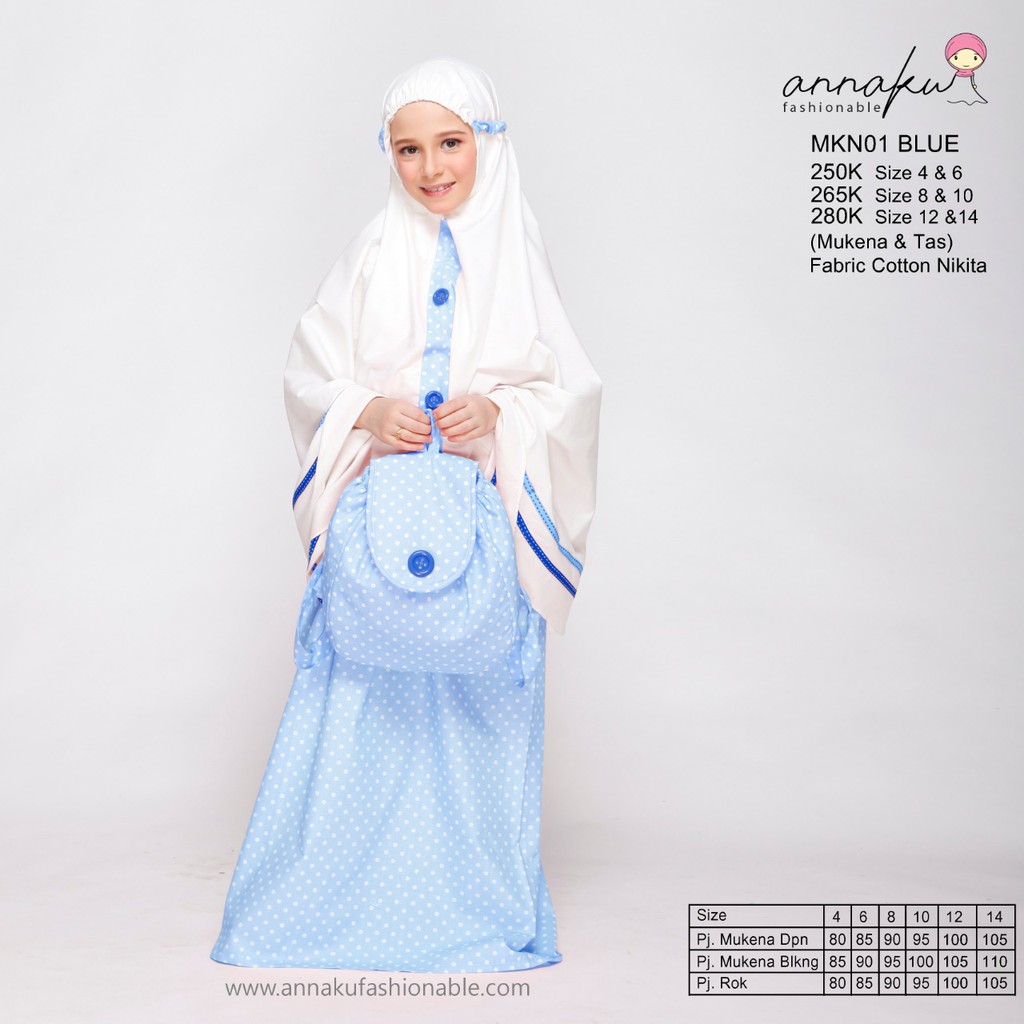 Mukena Anak Mukena Kids Mukena Anak Katun Mukena Endomoda