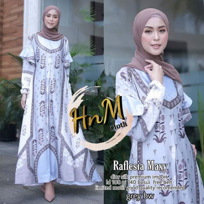 Raflesia Maxy Bahan Silk Import
Premium/Gamis Bahan Silk Kondangan